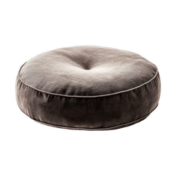 Plush Round Floor Cushion